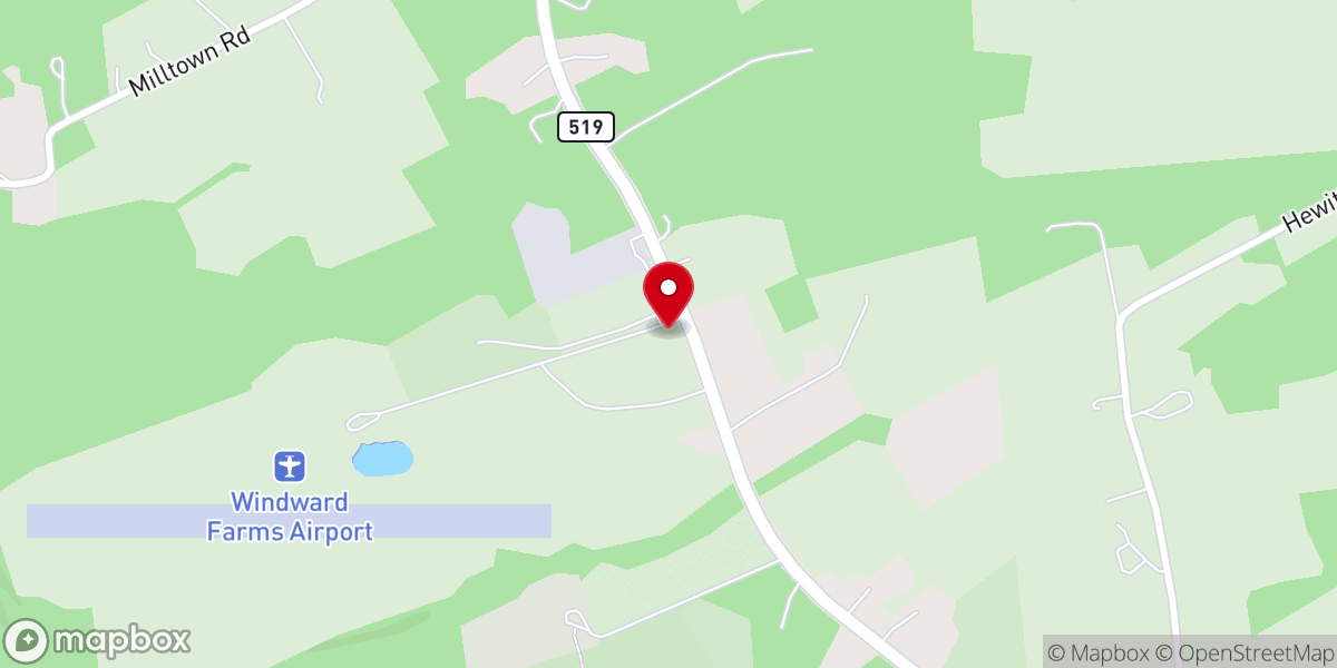 Map showing location of Kingwood United Methodist Church
