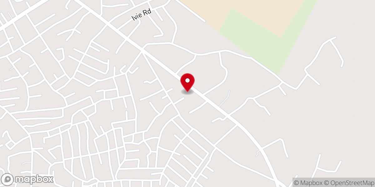 Map showing location of RCCG, JOY UNSPEAKABLE MODEL PARISH