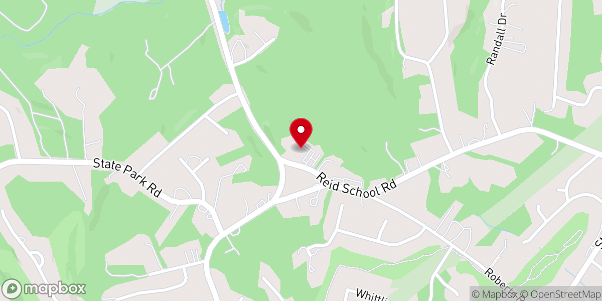 Map showing location of St Andrews Presbyterian Church