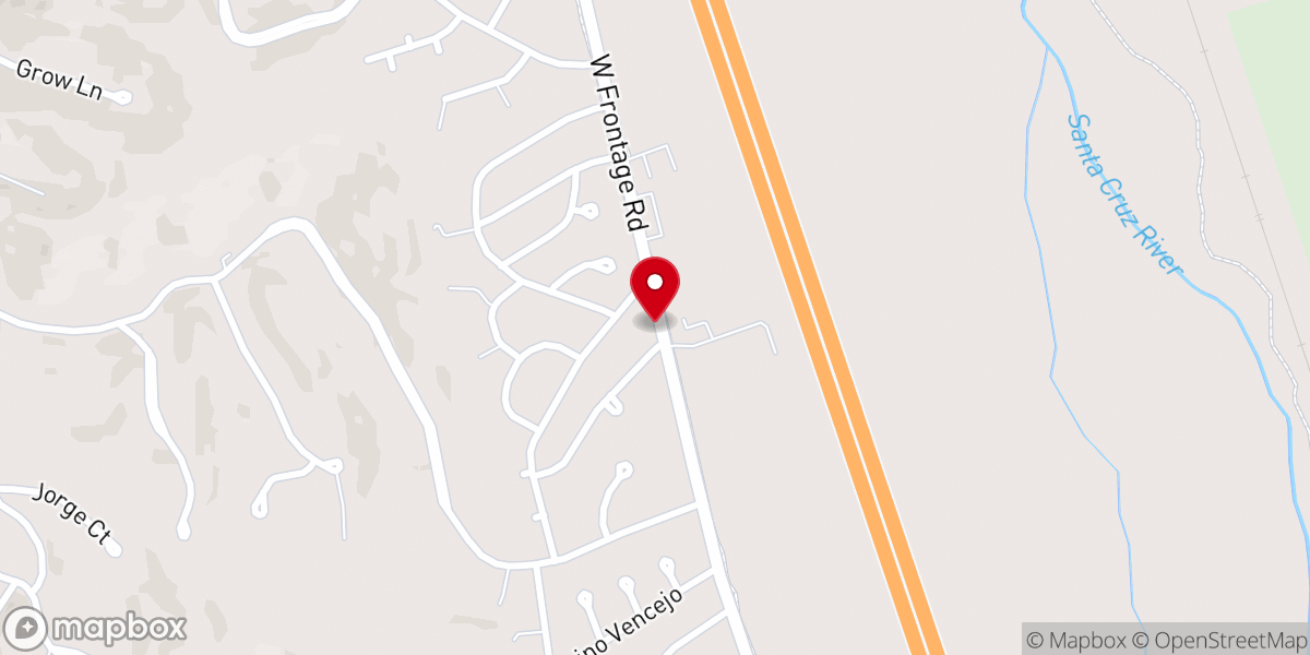 Map showing location of Iglesia Biblica Pescadores