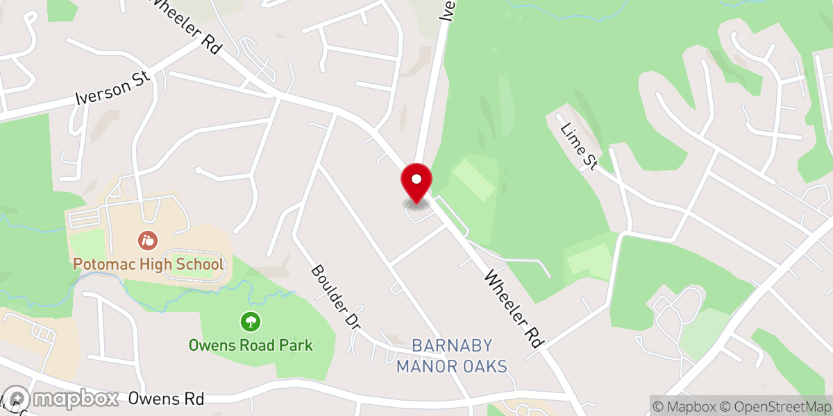 Map showing location of Church of Living Waters