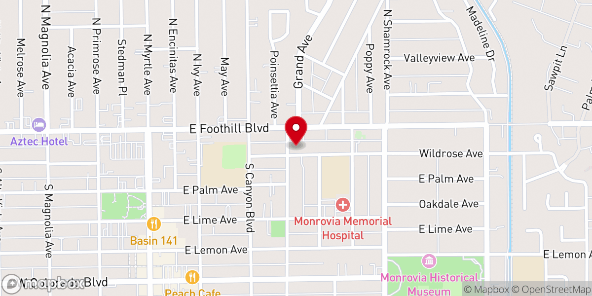 Map showing location of St Luke's Episcopal Church