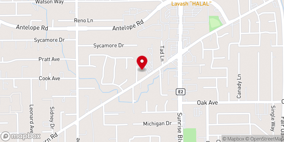 Map showing location of Holy Family Catholic Church - Food Distribution Center