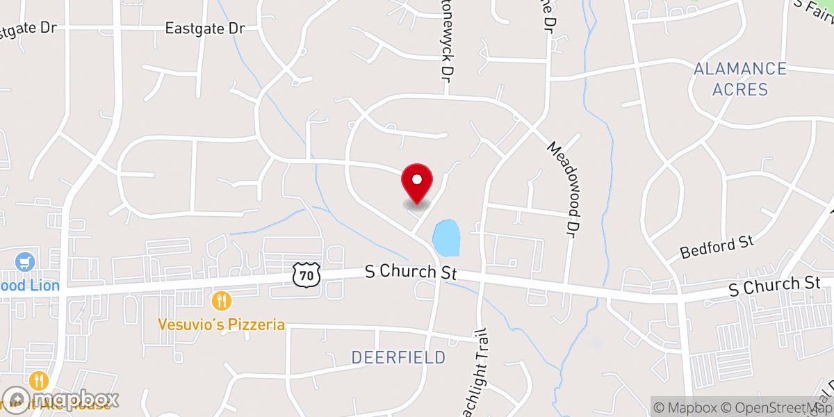 Map showing location of UMC District Office, Springfield, MO