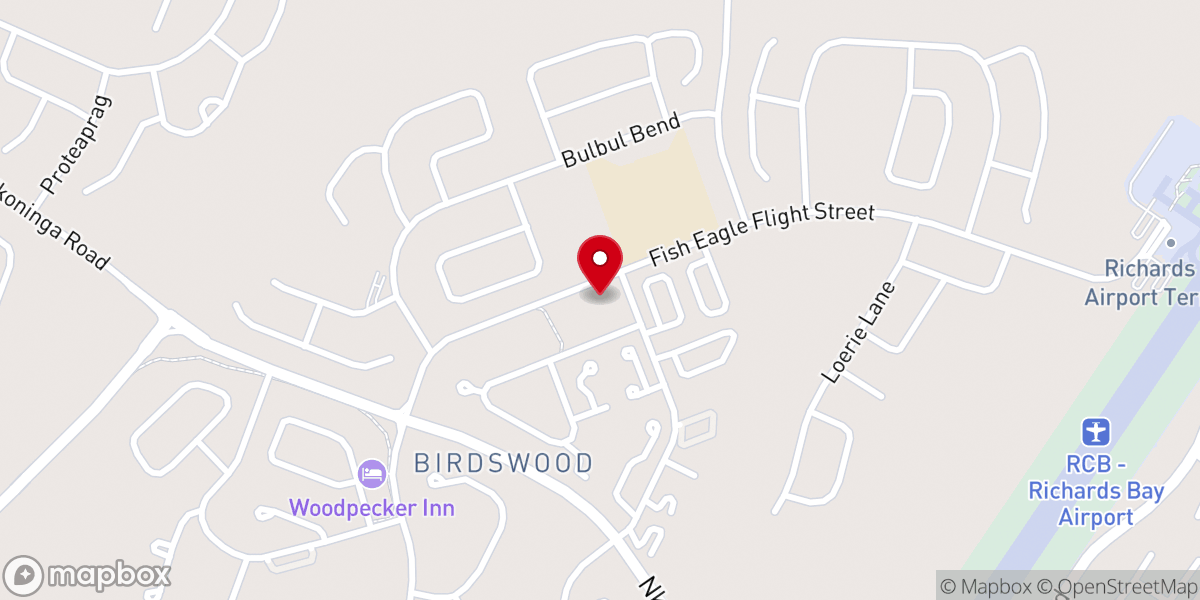 Map showing location of Eagles Nest Ministries