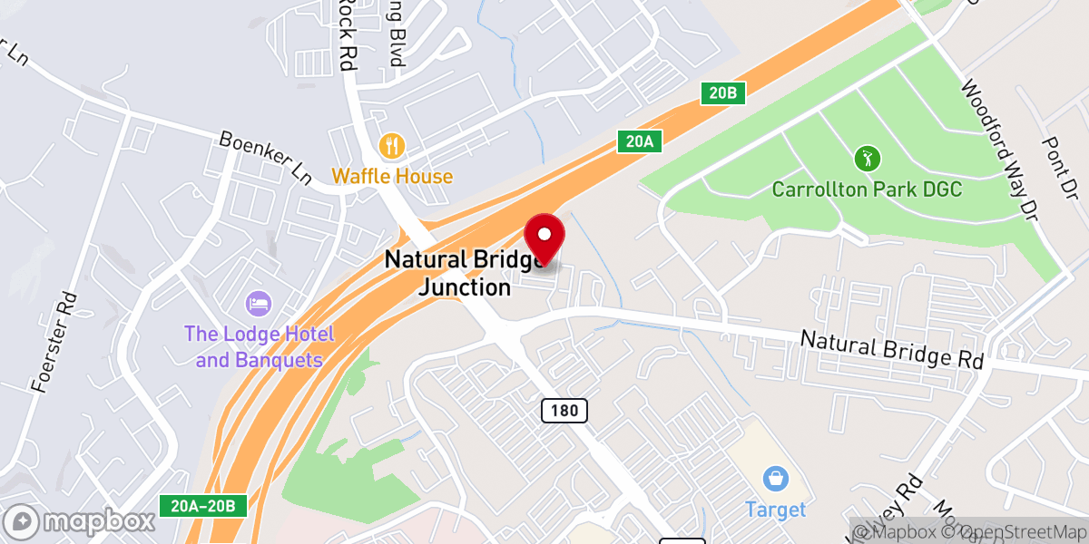 Map showing location of Wooristl Church