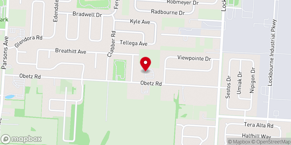Map showing location of Zion Lutheran Church NALC