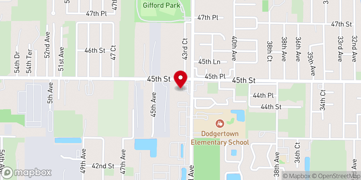 Map showing location of Mt. Zion Missionary Baptist Church