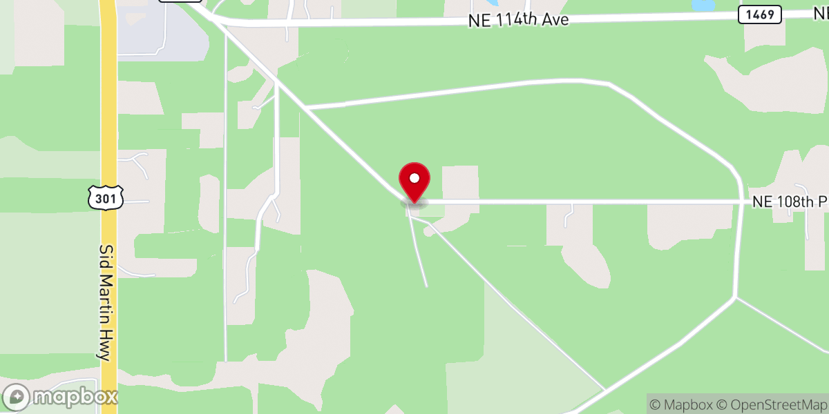 Map showing location of Free Canaan United Methodist Church