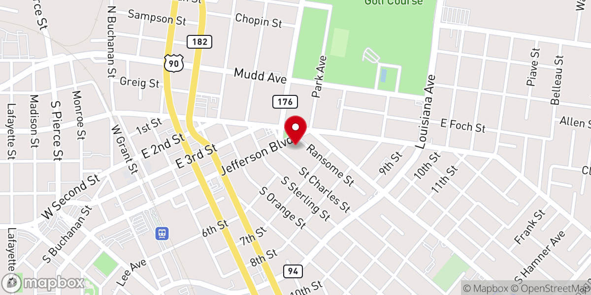 Map showing location of Davidson Memorial United Methodist Church