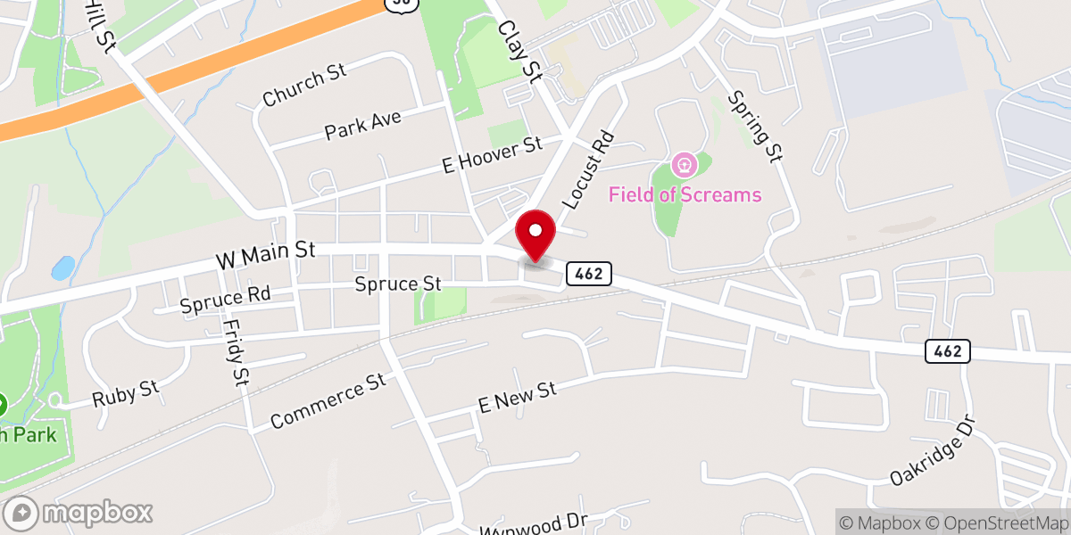 Map showing location of Vision of Hope MCC