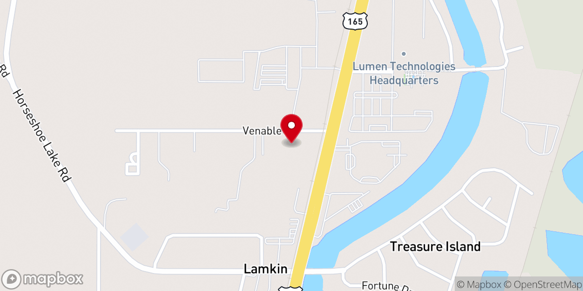 Map showing location of North Crossings Church of God