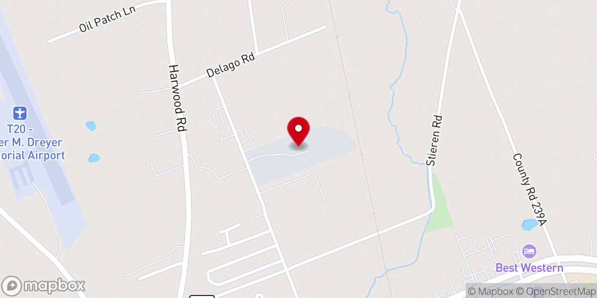 Map showing location of Tyson Foods Feed Mill- Gonzales