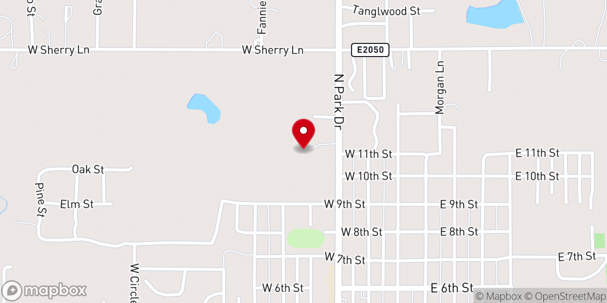 Map showing location of El-Bethel Independent Baptist Church