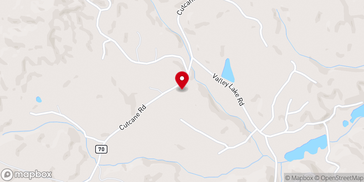Map showing location of Mount Hermon Baptist Church