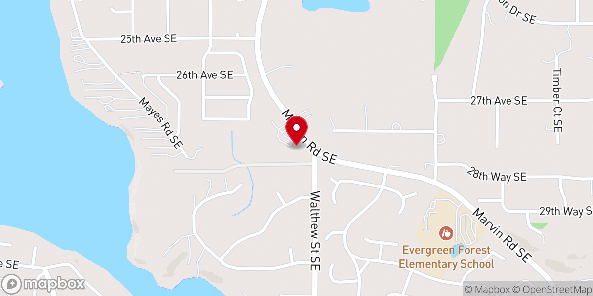 Map showing location of Messiah Lutheran Church