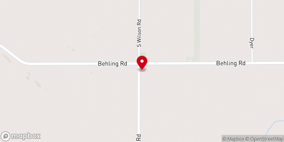 Map showing location of Faith Evangelical Lutheran Church