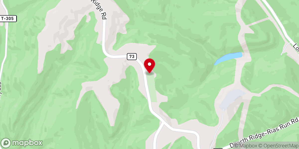 Map showing location of Pleasant Ridge Church of Christ