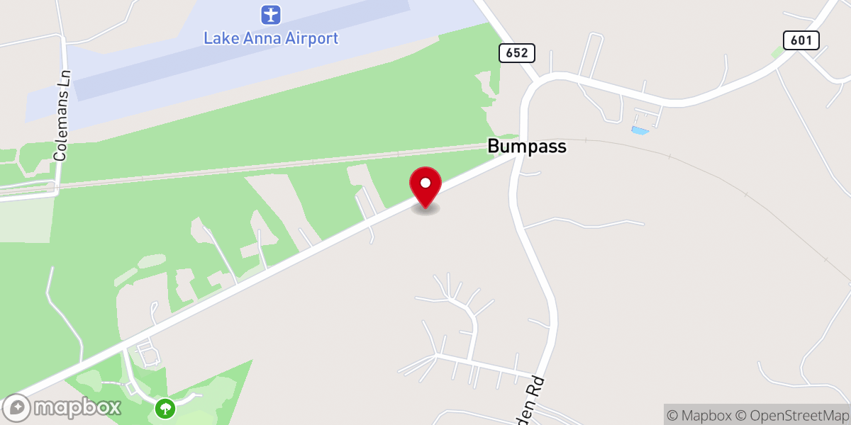 Map showing location of Sharon Christian Church