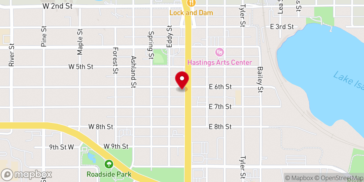 Map showing location of Homestead Community Church