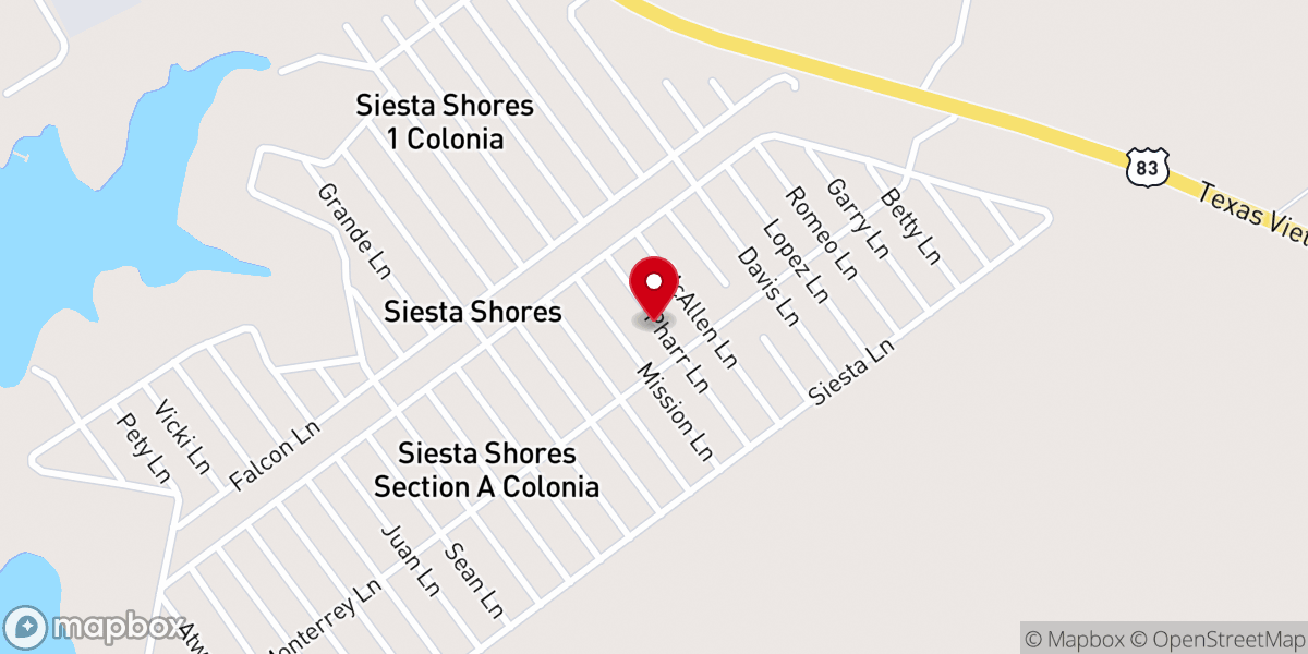 Map showing location of Iglesia Nuevo Pacto En Cristo (Templo Nuevo)