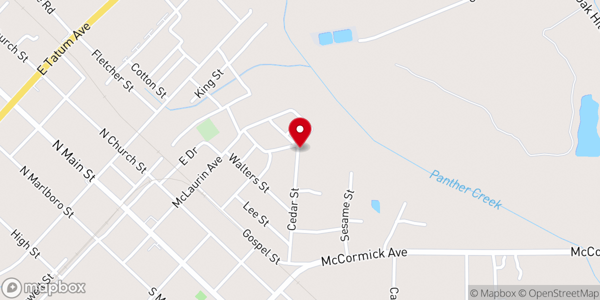 Map showing location of Community Chapel