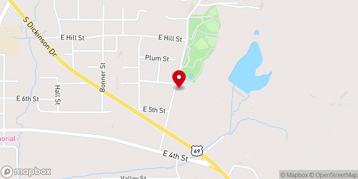 Map showing location of Methodist Church First United