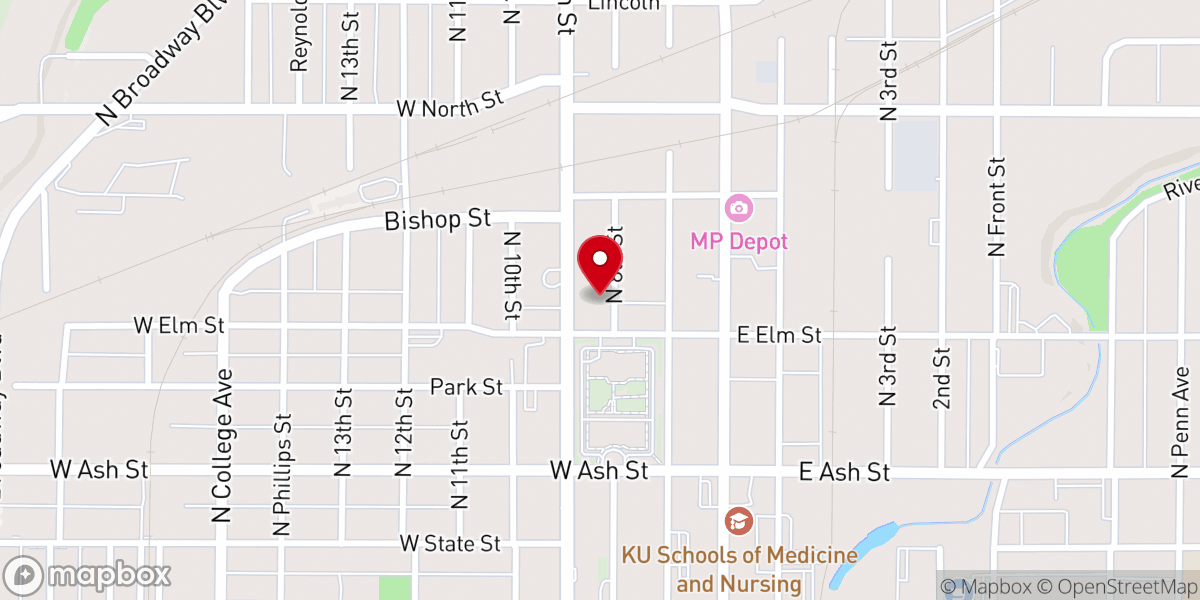 Map showing location of New Jerusalem Missionary Baptist