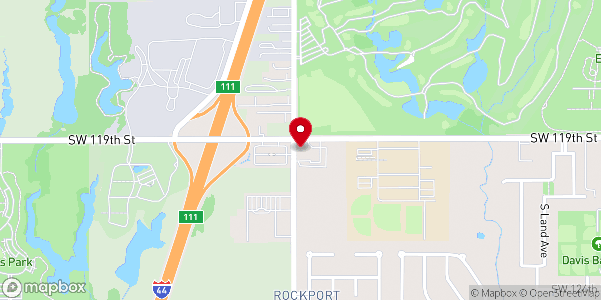 Map showing location of Summit Church - OKC