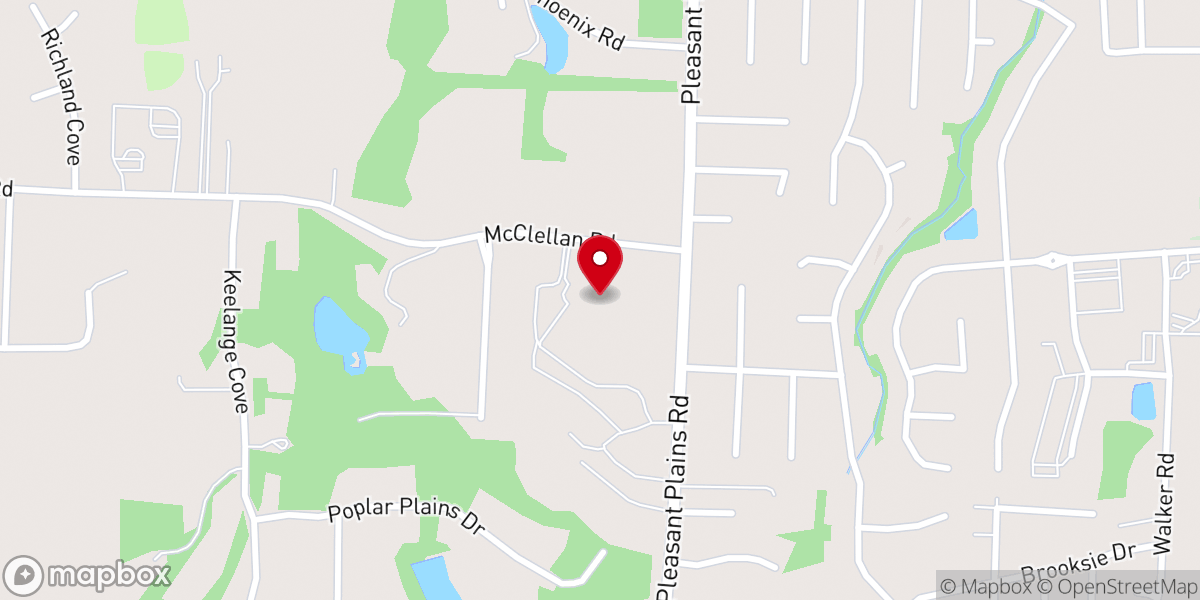 Map showing location of Fellowship Bible Church