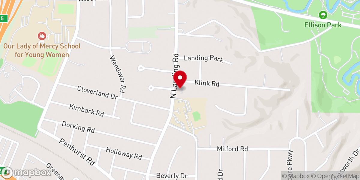 Map showing location of Holy Ascension of Christ Orthodox Church