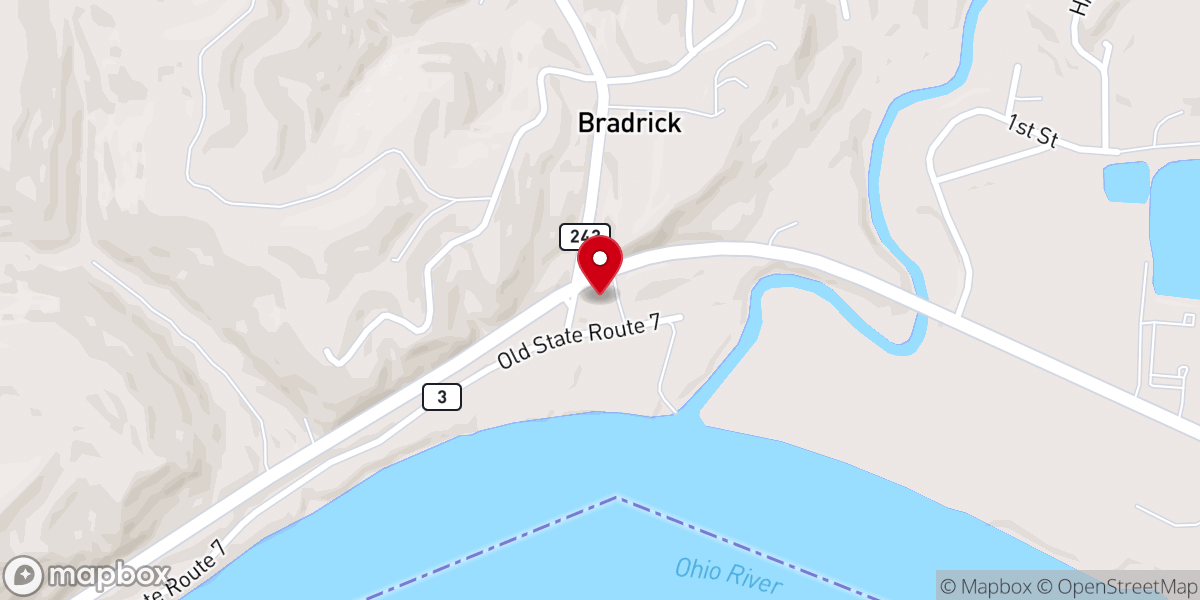 Map showing location of Freedom Family Worship Center