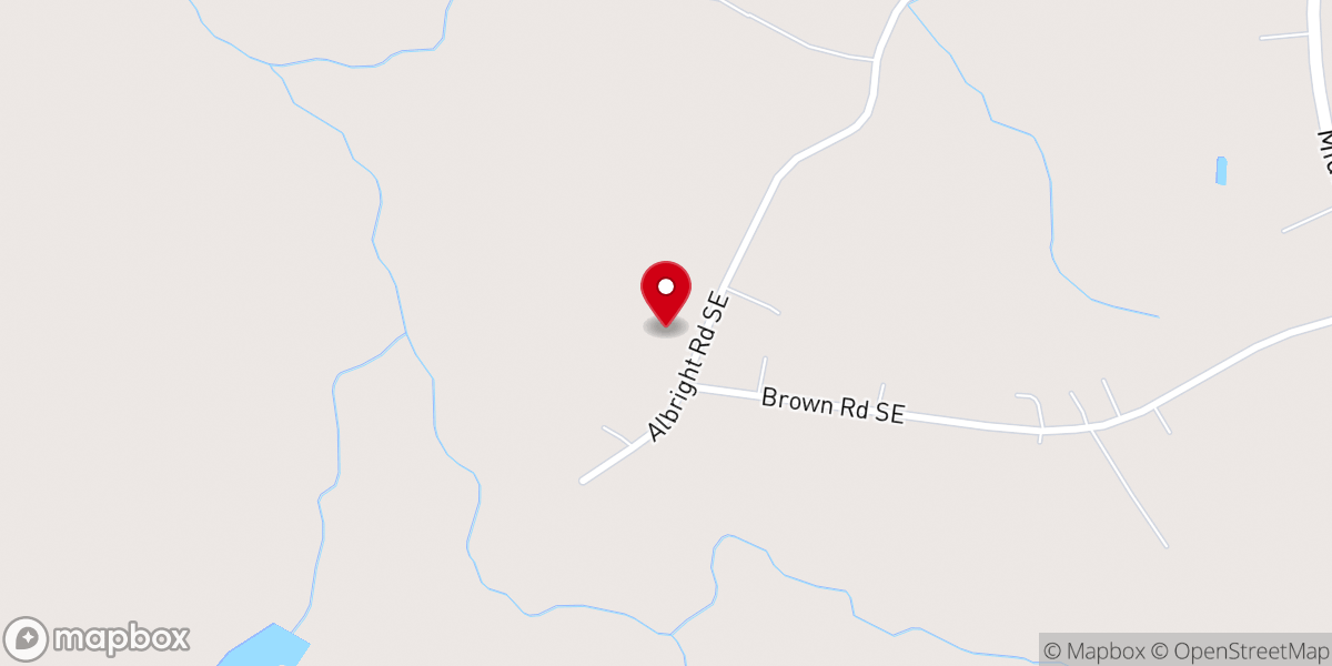 Map showing location of New Testament Holiness Church