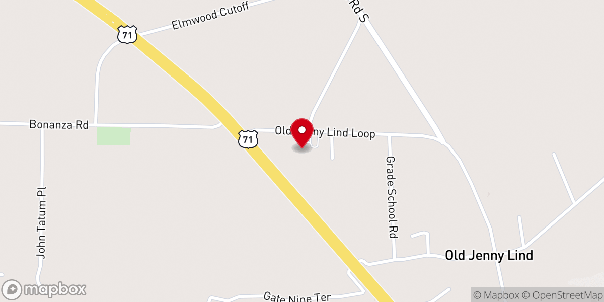 Map showing location of Sts. Sabina & Mary Catholic Church