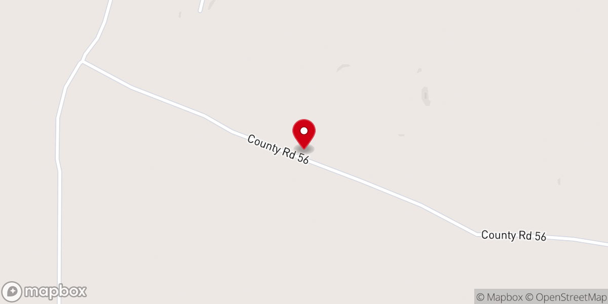 Map showing location of Oak Ridge Presbyterian Church