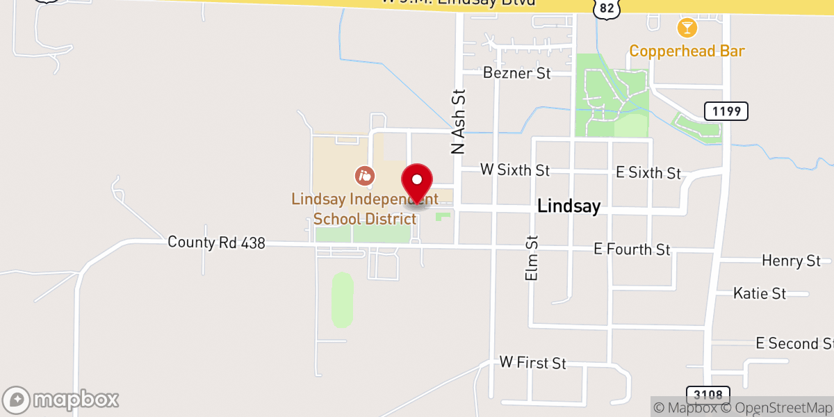 Map showing location of Saint Peters Roman Catholic Church