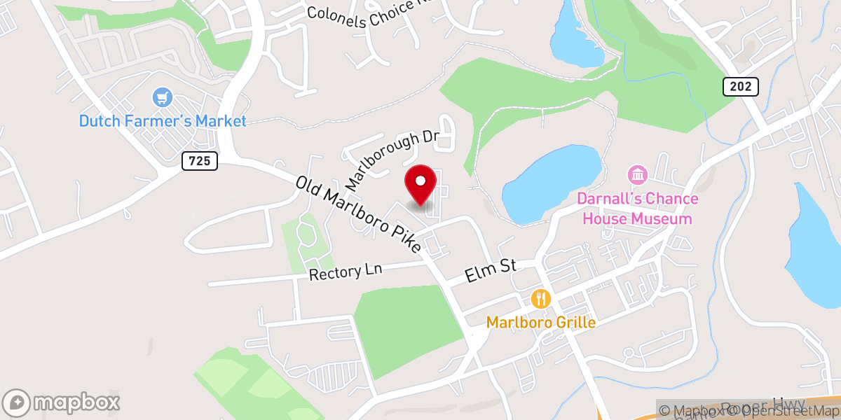 Map showing location of Resurrection Bible Fellowship