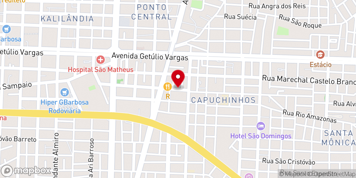 Map showing location of Igreja Católica Apóstolica Independente do Brasil Catedral Nossa Senhora Senhora de Fátima