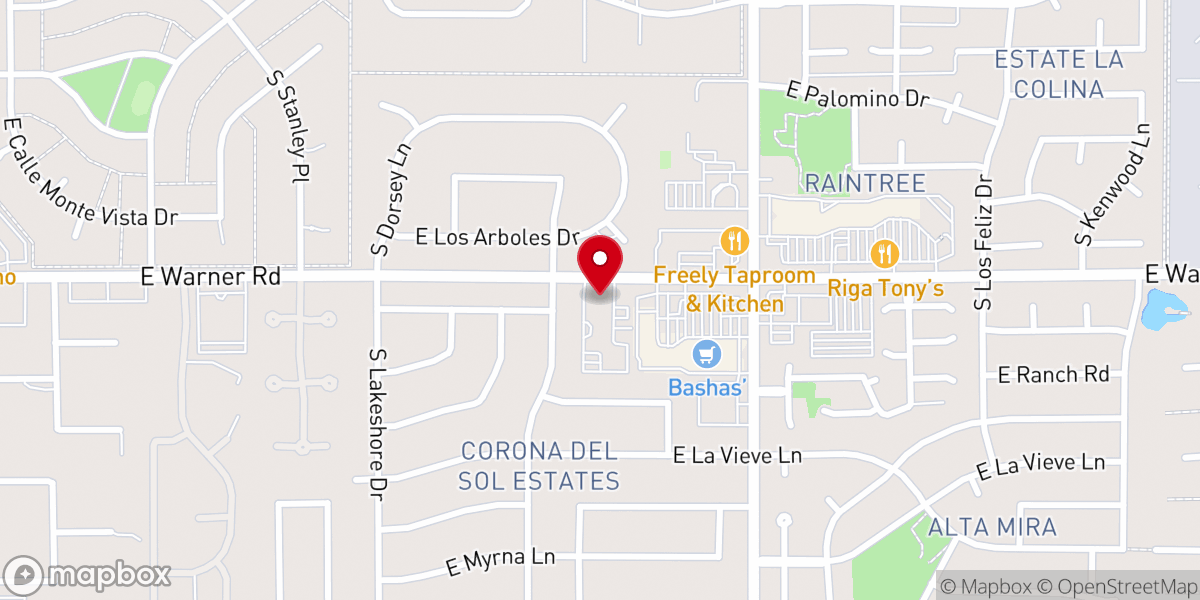 Map showing location of Mission del Sol Presbyterian Church
