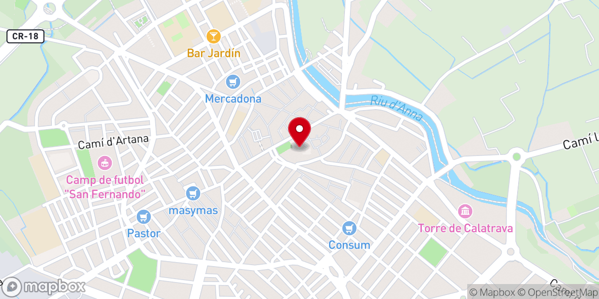 Map showing location of Basílica El Salvador