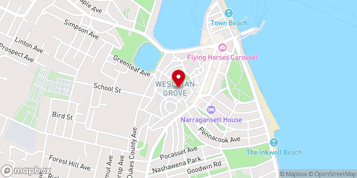 Map showing location of Gingerbread Houses