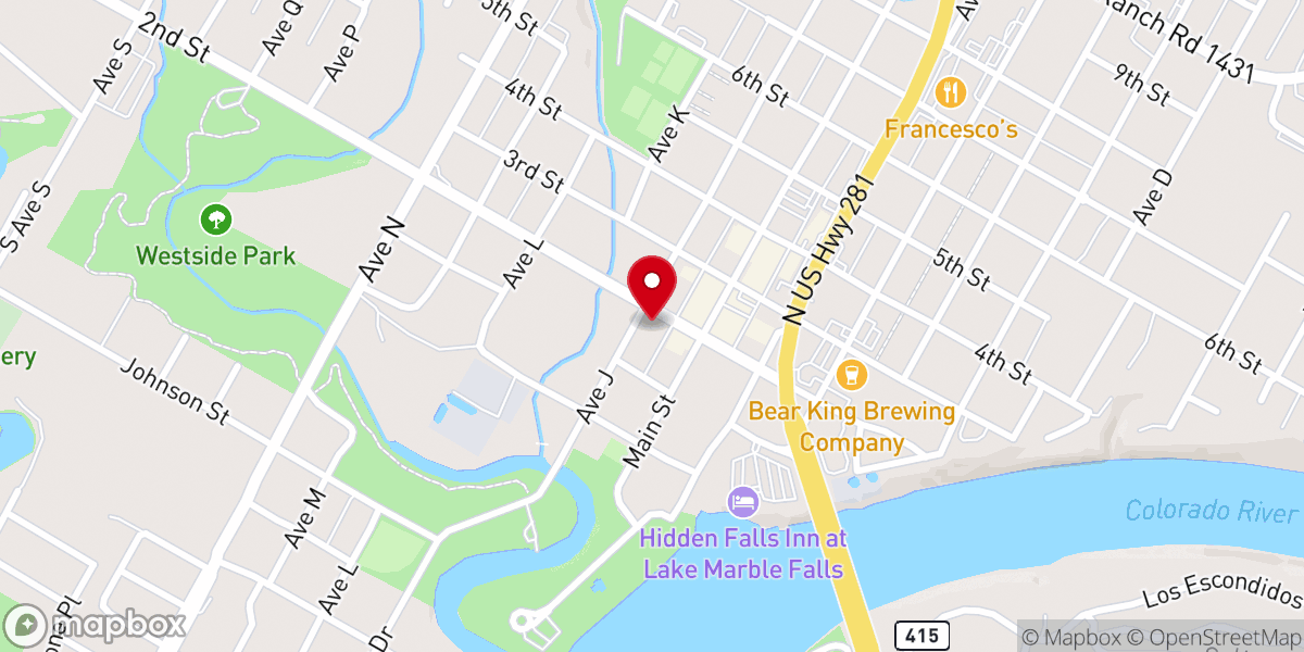 Map showing location of Living Word Lutheran Church