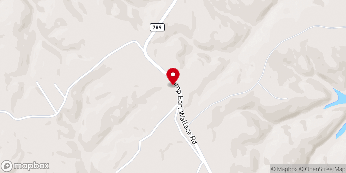 Map showing location of Mount Pleasant Church