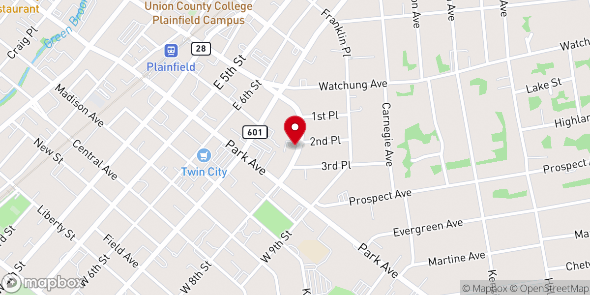 Map showing location of Carmen Hernandez Center for Life Inc