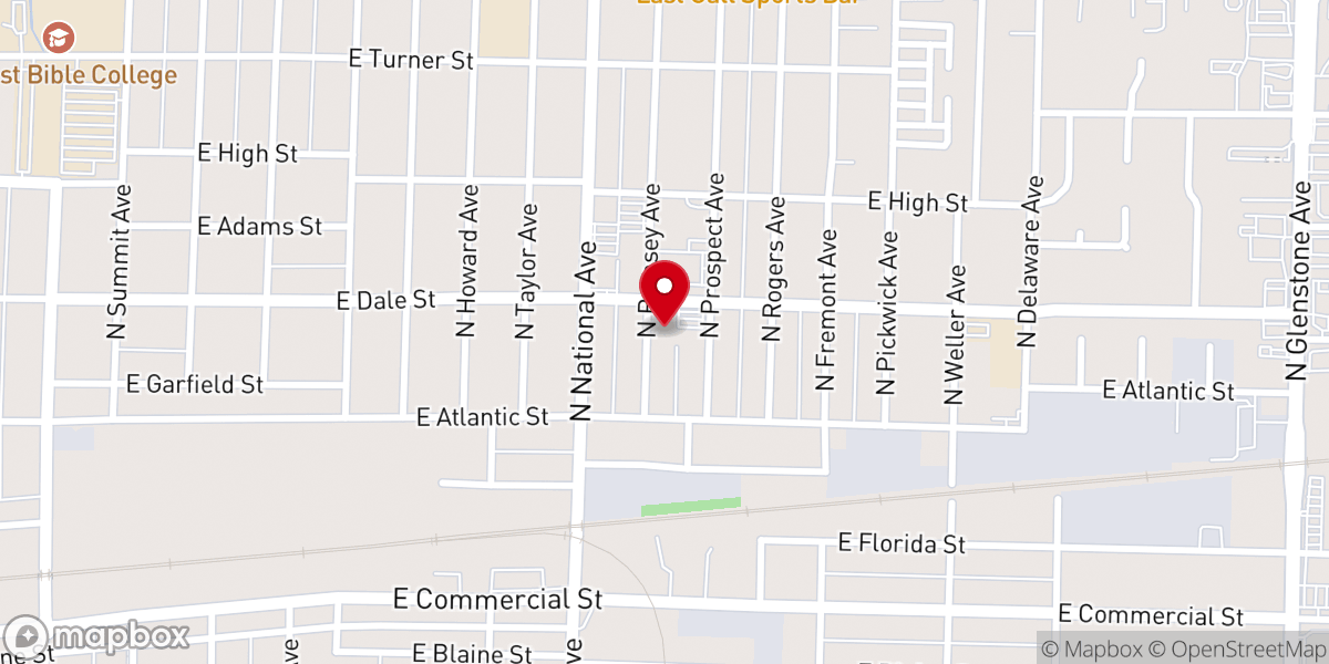 Map showing location of Pathways United Methodist Church