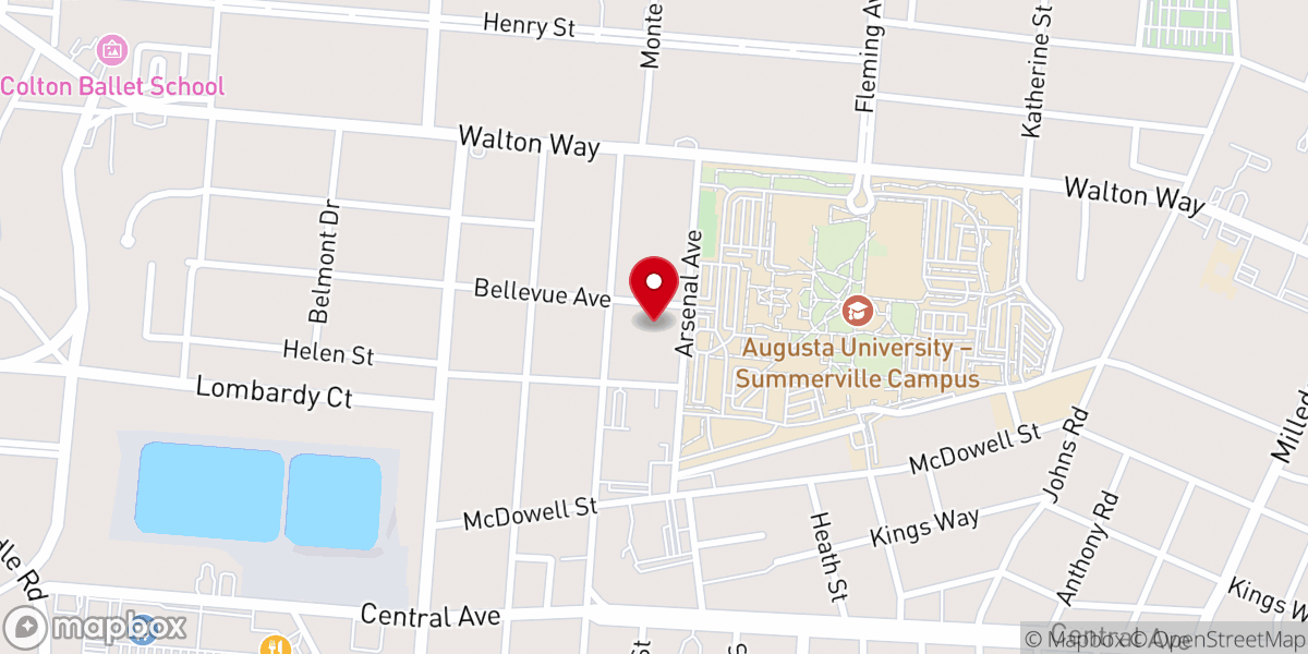 Map showing location of St Mary On the Hill Catholic School