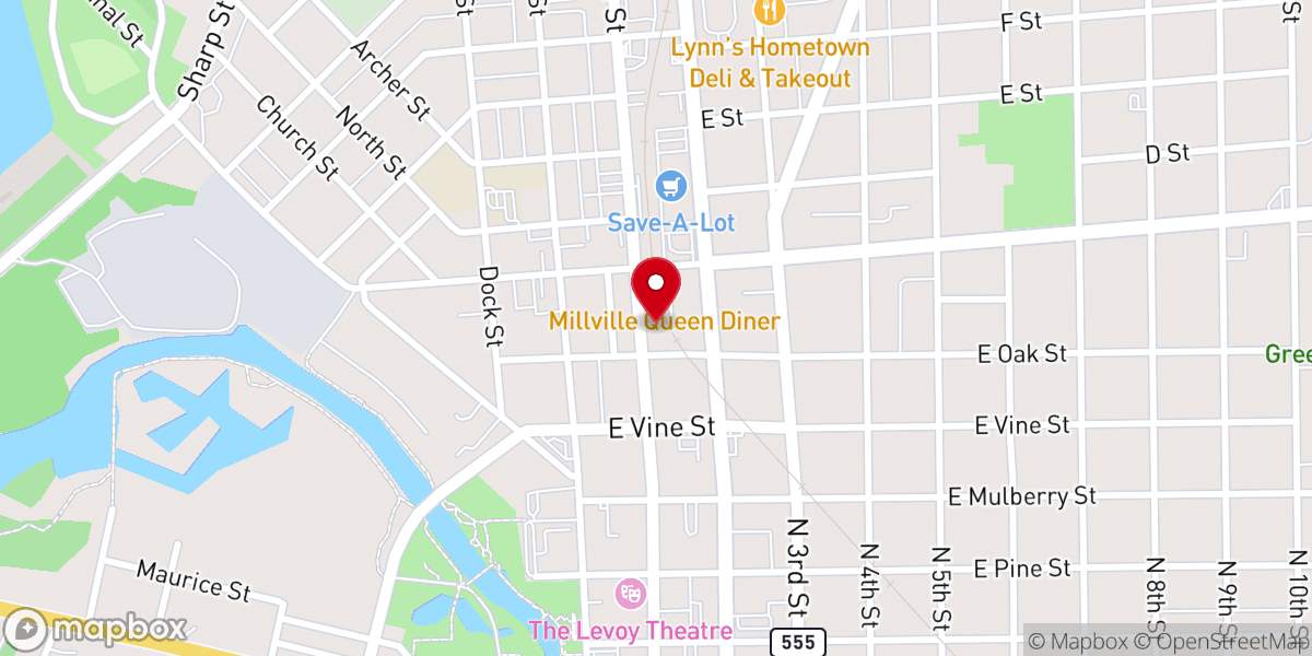 Map showing location of The Church of Vintage