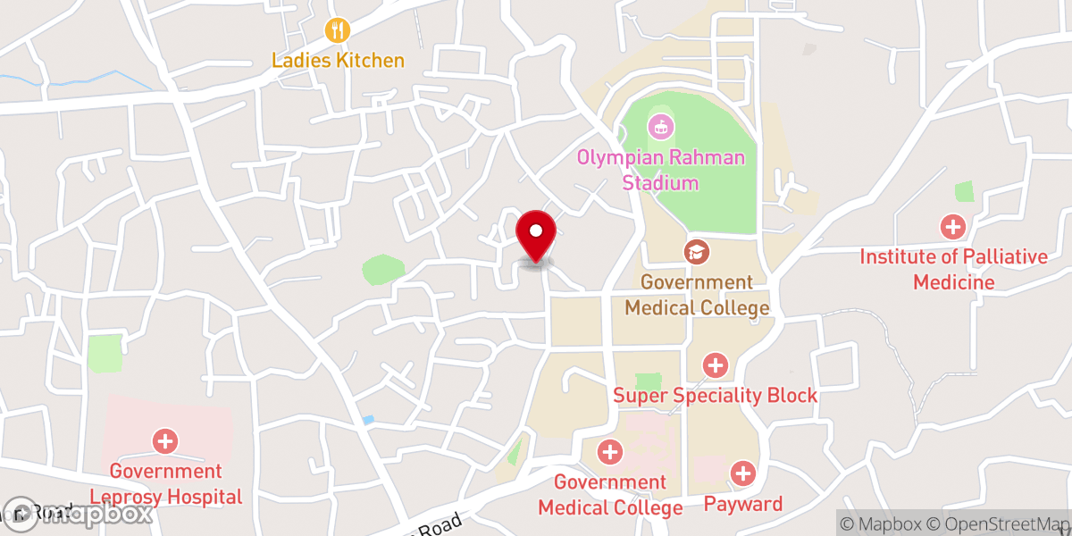 Map showing location of Home of Hope (Sharon Fellowship Church) Prayer and Counseling Centre