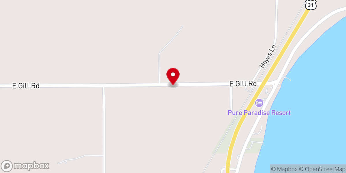 Map showing location of Carp Lake Faith Memorial SDA Church
