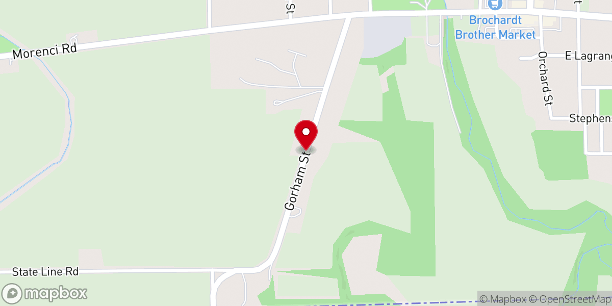 Map showing location of New Apostolic Church